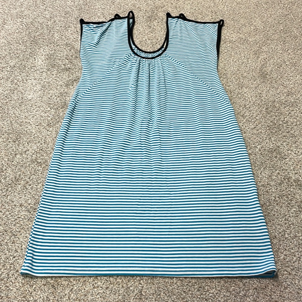 Fighting Eel shoulder detail dress